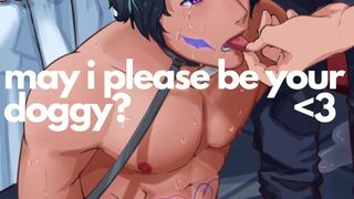 Can I please bark like a doggy for you? :3 // NSFW Audio & Male Moaning // Cute MSub Boyfriend