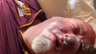 KENNIE JAI gives Coach a facial after workout!