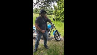 Cigar Smoking Biker Bate