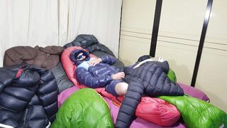 Cumshot down jacket black