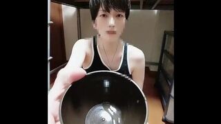 Tank Top Handsome Japanese Ejaculate Massively With Continuous Masturbation After Ona Ban! 050