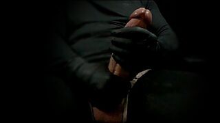 Hot Gay Guy Jerking Off Big White Cock for Close Up POV Cumshot in Slow Motion