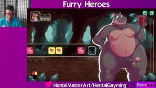 Hung Hippo! Furry Heroes #4 W/HentaiGayming