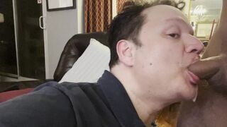 Brian gets a double dosage of cum