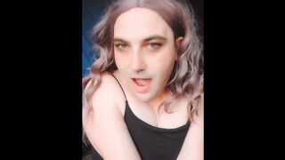 Black Underpants Blue Sexy Dress Sissy Slut Crossdresser White Body Gay Twink Hairless Yummy Skin