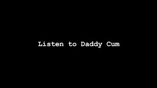 Listen to Daddy talk to you and edge his big hard Cock - ASMR solo male masturbation orgasm