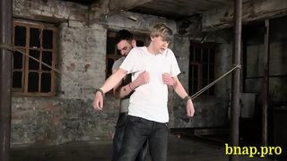 Horny Gay Enjoys Bondage Teasing