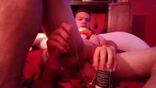 Playing with murry the Australian shep