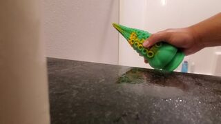 My new  dildo. 3 Analgasms