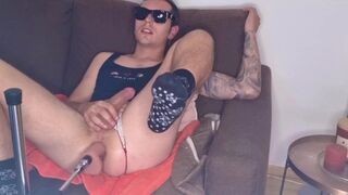 Lovense sex machine makes my ass squirt