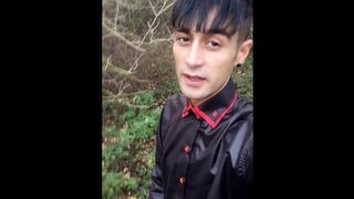Outdoor JOI - jerk off instructions with twink