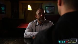 Gagged Sub Gets Whipped By Top BDSM Stud