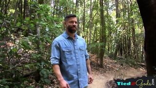 BDSM Sub Suspended And Assfucked Outdoors