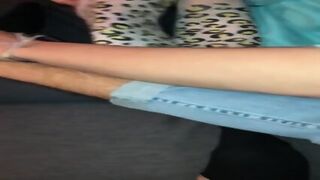 Touching Feet And Moaning