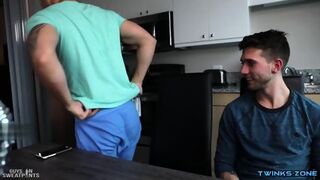 Muscle Son Bareback And Cumshot