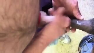 Grandpa Sucks His Cum Off My Dick!