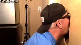 Cum In Mouth Loving Gloryhole DILF Sucks Cock At Home