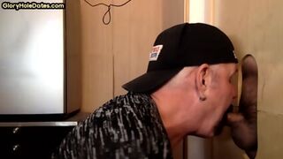 Mouth Filled Gloryhole DILF Sucks For Fresh Cum At Home