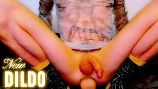 NEW DILDO CLIP-CLOP Mr Hankey's Toys TAKING MY FIRST RIDE AND LOVING IT