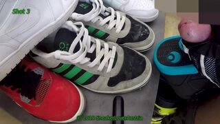 Adidas Neo got 10 Cumshots
