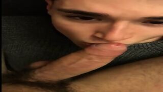 Young Sucking A Big Dick And Let Cum In The Mouth