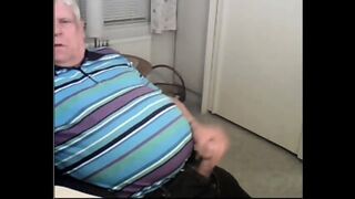 Grandpa Strokes On Cam