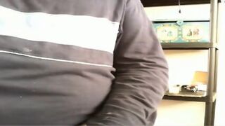 Grandpa Strokes On Cam