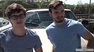 Big Dick Son Threesome And Cumshot