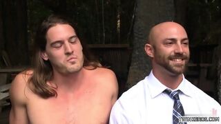 Hot Son Bound With Cumshot