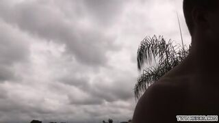 Muscle Son Rimjob With Cumshot
