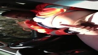 Filming My Stepdad Jerking Off In His Truck