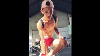 Working Out, Jerking Off, and Cumming