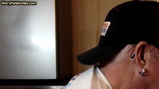 Mature Gaydaddy Perv Sucks Gloryhole Date At His Home
