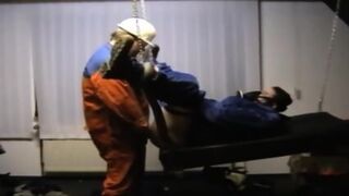 Bearded Daddy Barebacks Worker