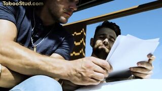 Taboo DILF Bareback Fucks Stepson Asshole While Alone