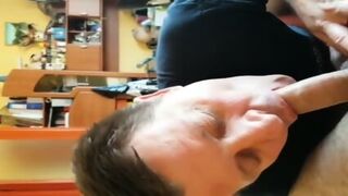 Daddy's Big Cock For His New Step Son