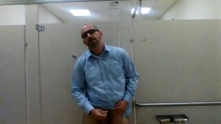 Jerking In A Public Restroom