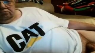 Old Man Jerking In Chat