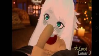 Una Feliz Navidad Con Un Conejito Femboy