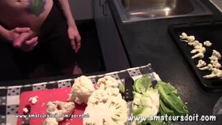 Amateur Aussie Twink With 9 Inch Cock Jacks Off In Kitchen