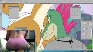 Femboy game dev stream- triceratops butt sniffin'~ (fap at 01:04:06)