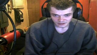 Straight guy strokes Fat Cock and cums.