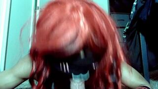 Femboy Sucking a Dildo