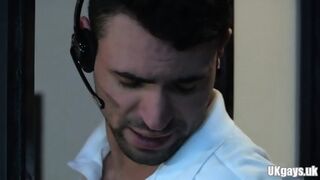 Muscle Bear Threesome And Facial Cum