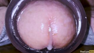 Super CLOSE UP in High Quality - MASSIVE CUMSHOT & Fucking SEX TOY (4K - 60FPS)
