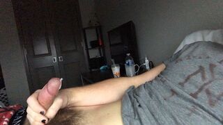 Gay Teen Blows a Load after Class