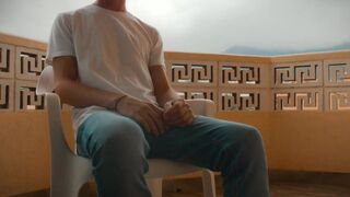 Young Guy Strips And Cums On Balcony /// Jordan Wilder