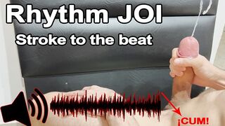 Rhythm JOI: ASMR Stroke to the beat - Jerk Off Instructions (4K-60FPS)