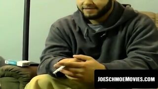 Young Stud Strokes BBC Before Raw Dogging Old Perv