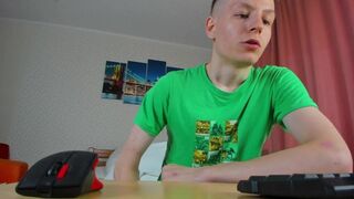 Excited Twink Evgeny Cum 3 Times This Day!